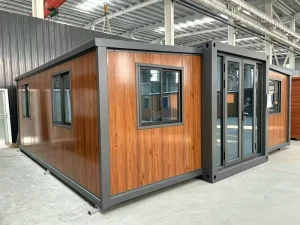 Bi-Fold Expandable Container House Prefab Modular Home with Kitchen Bathroom Bedroom for Family Residential Use
