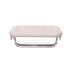 Borosilicate Glass Container with Silicone Lid Heatable & Leak Proof