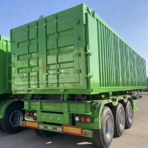 Box Type 40ft Van Semi Trailer 60 Tons Capacity One Piece Wing Opening Cross Border Export Width for Special Cargo