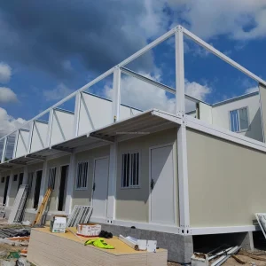 Boxspace Detachable Modular Container House Farmhouse Design Movable & Stackable 2 Floors Supermarket Application