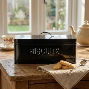 Bread Bin with Lid Capacity Arch Cover Biscuit Storage Box Dustproof Kitchen Pantry Snack Organizer Front Cover