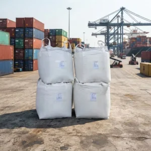 Breathable Loop-equipped Open Top FIBC Container Bag for Bulk Raw Material Shipping