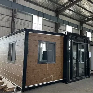 Breathable Prefab Steel Container House Expandable Modern Design for Outdoor Use As Office Villa Garage (Customizable)