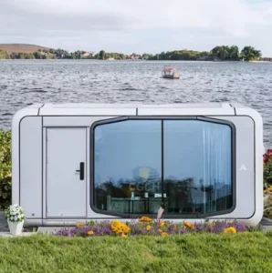 Breathable Space Capsule Movable Rural Villa Assembly Modular Cabin Starry Sky Room Modern Steel Container House for Export