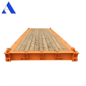 CCS CSC Certified 20ft Easy Lock Shipping Container Wood Steel Floor Loading Platform