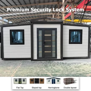 CE Approved Prefabricated Tiny Home Expandable Container House Premium Security Lock System for Germany Holiday Site
