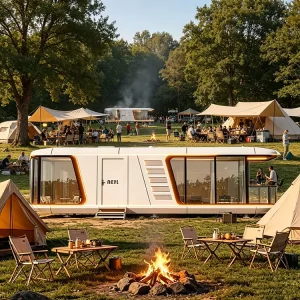 CE Certified Luxury Space Capsule House Modern Modular Prefab Home Mobile Pod for Glamping Resort Hotel Office Villa