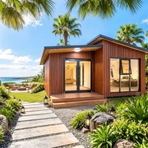CE Certified Modern Mobile House Luxury Modular Mobile House Bungalow with Prefabricated Triangle Glass Design