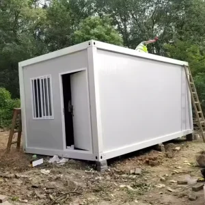 CE FSC Certified Sandwich Panel Container House Kit Insulated European Prefabricated Home for Workshop & Mall Use
