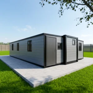 CE/ISO/UL Certified 40ft Expandable Prefab Waterproof Fireproof Modular Foldable Container House for Living and Glamping