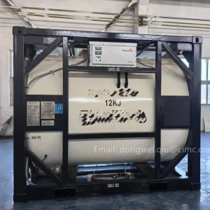 CIMC Tank Container with DNV Certification 5000L Capacity Offshore Equipment