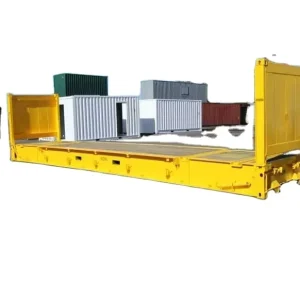 CSC RINA Certified 20ft Flat Rack Container with Customized Capacity for Sale