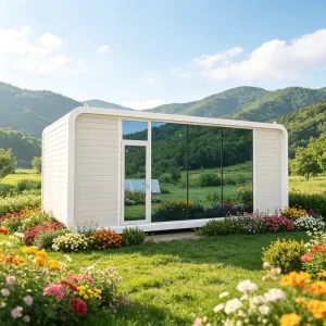 Cabin Luxury Camping Pod with Smart Storage and Flexible Layout for Off-Grid Living