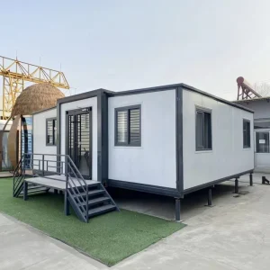 Camp Trailer Houses Prefabricated Tiny House Expandable Container House Large Space on Wheels