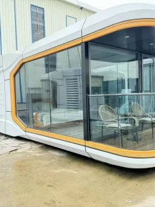 Capsule Mobile Home Micro Stay Prefabricated Cabin Container House Light Steel Villa Modular Ready To Use Outdoor Guesthouse