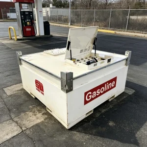 Carbon Steel Double Wall Diesel Tank Fuel Cube Transfer Gasoline Petrol Diesel Storage Container With Pump and Hose