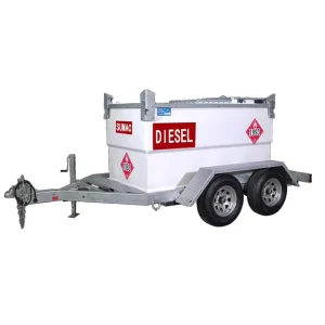 Carbon Steel Long-Life Trailer-Mounted Diesel Tank Mobile Storage for Industrial & Transport Sectors