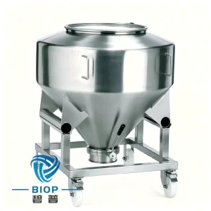 Carbon Steel Stackable Mobile Intermediate Bulk Container (IBC) for Food Chemical Pharma Industries Liquid Nitrogen