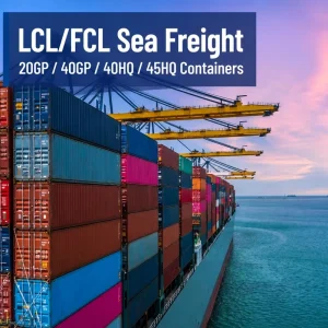 Cargo Consolidators In China LCL FCL Container Shipping Sea Freight Forwarder 20GP 40HQ Agent Sea Freight