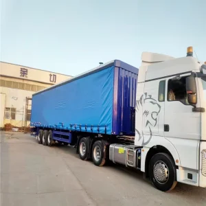 Cargo Transport Dry Van Type Box Semi Trailer 60 Tons 40ft 53ft Van Box Semi Trailer Curtain Semi Truck Trailer