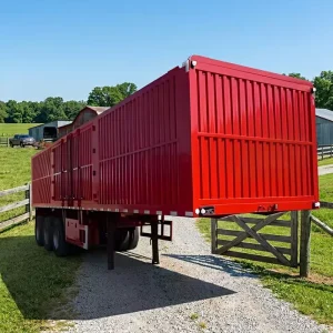 Cargo Van Type Semi Box Trailer Container Dry Van Box Truck Semi Trailer for Sale
