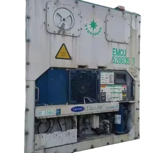 Cargo Worthy Used 40ft Steel Reefer Container 40 Refrigerated Freezer Storage Solar Powered Cold Storage Room at