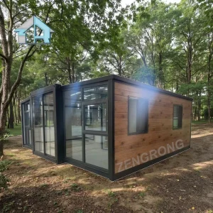 Casa Modular Luxury Portable Prefabricated Folding Container House 20ft 40ft Expandable 2-3 Bedrooms Villa Hotel Shop Apartment