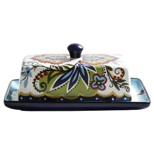 Ceramic Porcelain Butter Dish Container Cheese Food Storage Keeper Butter Individual Butter Dishes Boxes