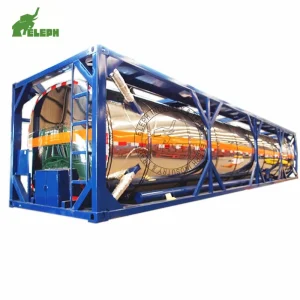 Chemical Liquid Transportation Tank Container 20ft 30ft 40ft Container Fuel Tank
