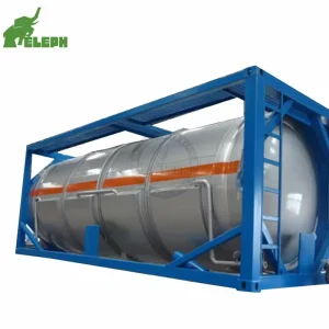 Chemical or Foodstuff 20 Feet Standard Fuel Liquid Transportation Sea T11 Iso tank Container