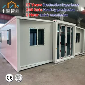 Chian High Quality Cost Saving 20ft Mobile Modular Cabin Expandable Prefab Shipping Steel Prefab House for Hotel