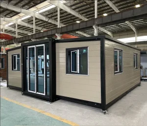China 2 Bedroom Prefabricated 20Ft Expandable Container Houses Prefab Living Villa Folding Portable Mobile Tiny Homes Hotel Use