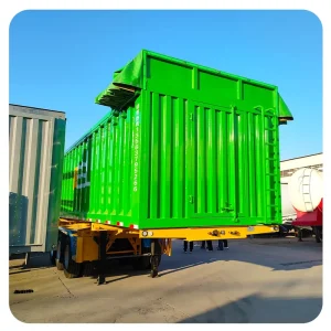 China 30-80T Box Semi Trailer Van Type Box Loader Container Truck Trailer in Stock