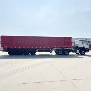 China Factory 30 100T Box Semi Trailer Dry Van Enclosed Box Trailer 3 Axles Box Semi Trailers for Sale
