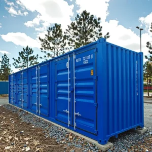 China Factory Custom Size 20 Feet 20ft 40ft 40HC High Cube Side Open General Cargo New ISO Standard Shipping Container