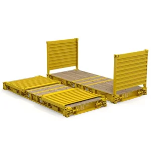 China Flat Rack Container/ Platform Container Manufacture Supplier