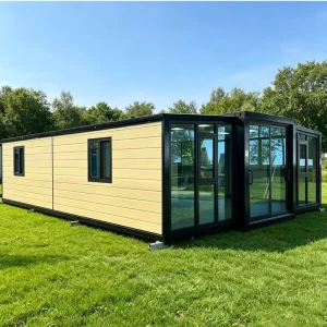 China Insulation Prefab Shipping Folded Prefabricated Folding Foldable Expandable Container Houses Tiny Homes Houses