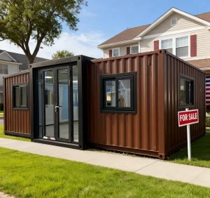 China Manufacturer New Expandable Waterproof Foldable Steel Container House Modern Design Living Room Bedroom Workshop