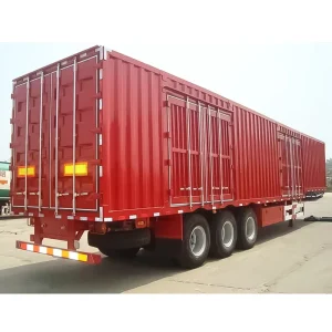 China New Design 53 ft Enclosed Dry Van Trailer Cargo Box Semi Trailer for Sale