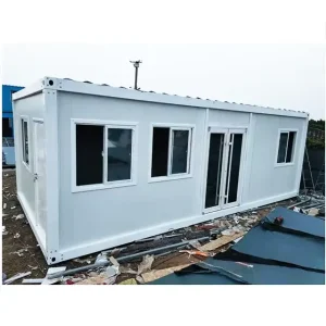 China Steel Structure Prefab Flatpack Container House Smart Portable Mobile 20Ft Home Office Contemporary Breathable