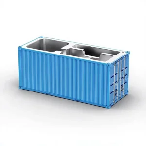 Christmas Gift Personalized Tissue Box Ornaments Custom LOGO Shipping Container Model