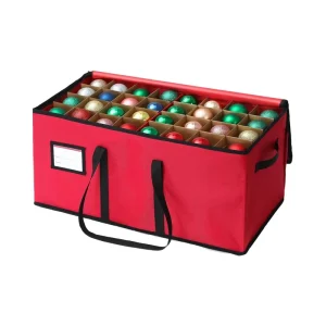 Christmas Storage Boxes Ornament Holder Village Storage Chest Tree Santa’s Bags Organizers Elegant Christmas Storage