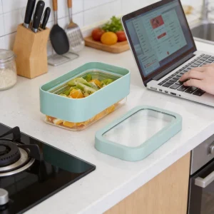 Classic PP Airtight Stackable Eco Friendly Portable Food Container with Lid for Kitchen & Camping Use