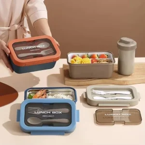 Classic Style Lunch Box Stainless Steel Lunch Box for Students Food Storage Container Food Packaging