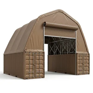 Shelter Booth Container Security Fabric Building Storage Barn Hoop Galvanized Certified Structure Fertilizer Galvanized Steel