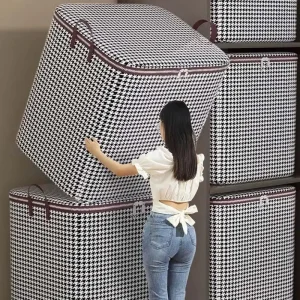 Clothes Storage Foldable Blanket Storage Bags Storage Containers for Organizing Bedroom Closet Clothing Comforter
