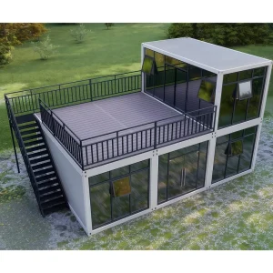 Coal Miners Temporary Housing 2 Bedroom Kitchen Apartment Thermal Insulation Wind Modular Steel Container House