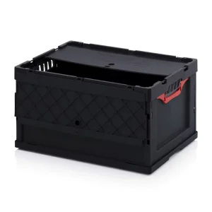 Collapsible Plastic Storage Container with Lid Folding Box Car Trunk Organizer Home Storage