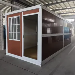 Collapsible Shipping Container Sandwich Panel Eco Friendly Reusable Quick Fold Design for Cargo Transport Mining Site Storage