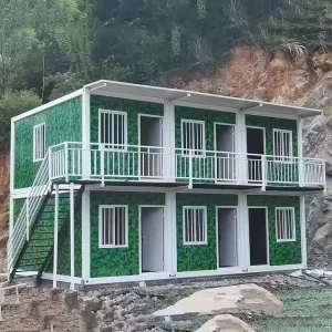 Colorful Prefabricated Shipping Container Home Metal Mobile 2 Story Detachable Container House